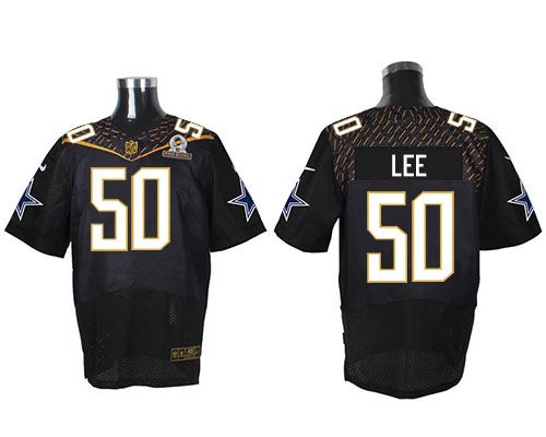 Nike Cowboys #50 Sean Lee Black 2016 Pro Bowl Men's Stitched NFL Elite Jersey